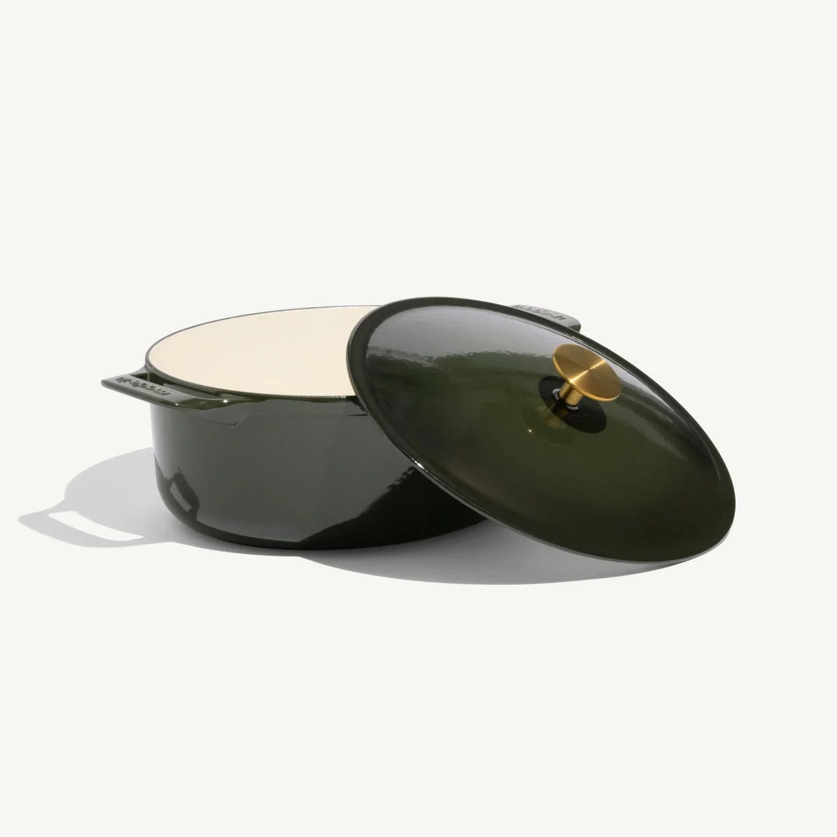 Oval Enameled Cast Iron Dutch Oven